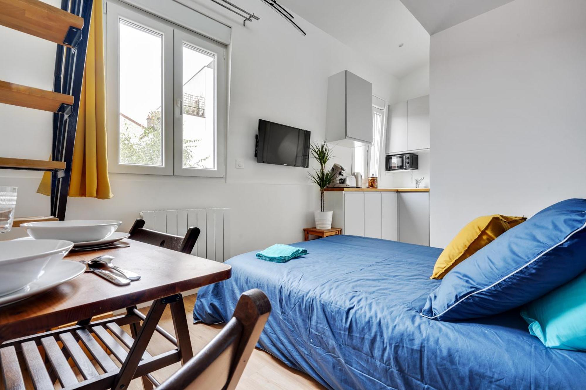 Studio Avec Mezzanine - Wifi - Proche Paris Montreuil  Eksteriør bilde
